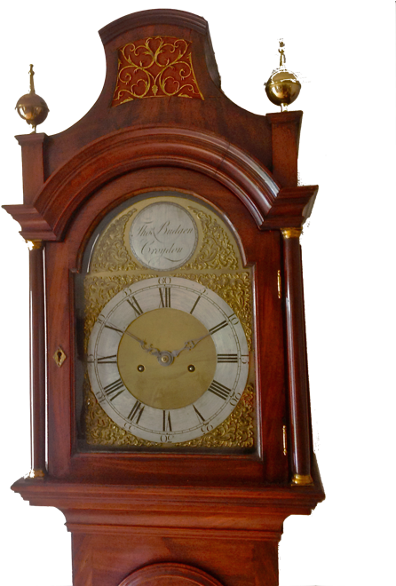 8 Day Pagoda Topped Longcase With Well Executed Brass - London (493x659), Png Download