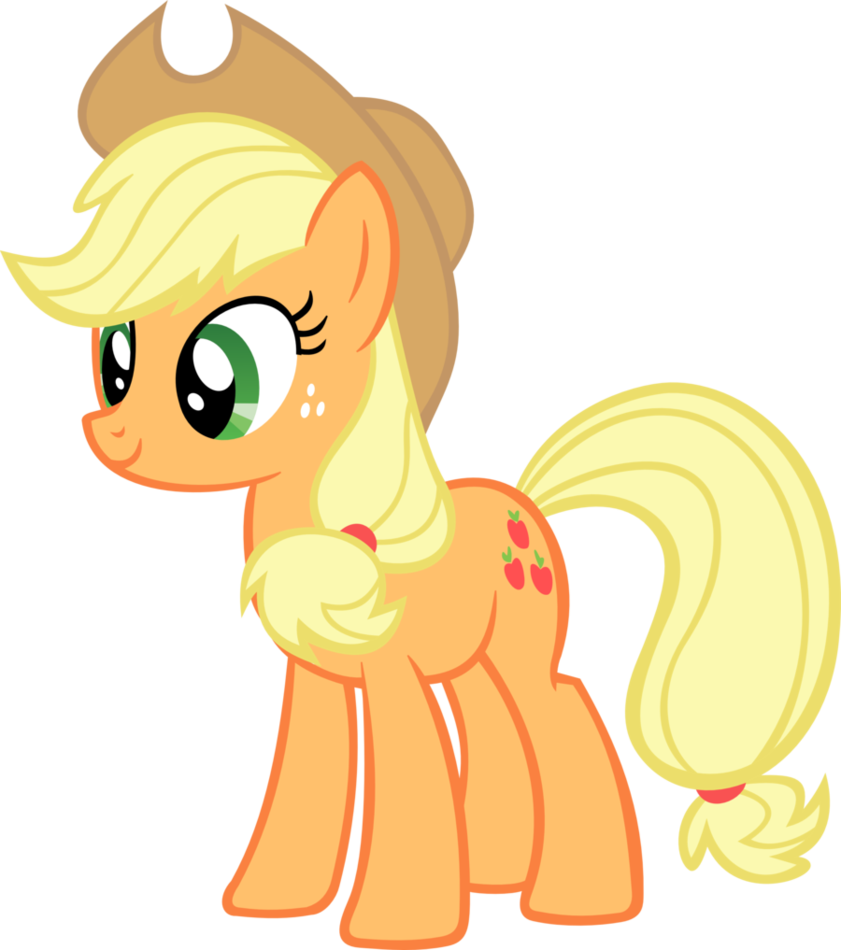 Applejack - My Little Pony Applejack Angry (841x950), Png Download