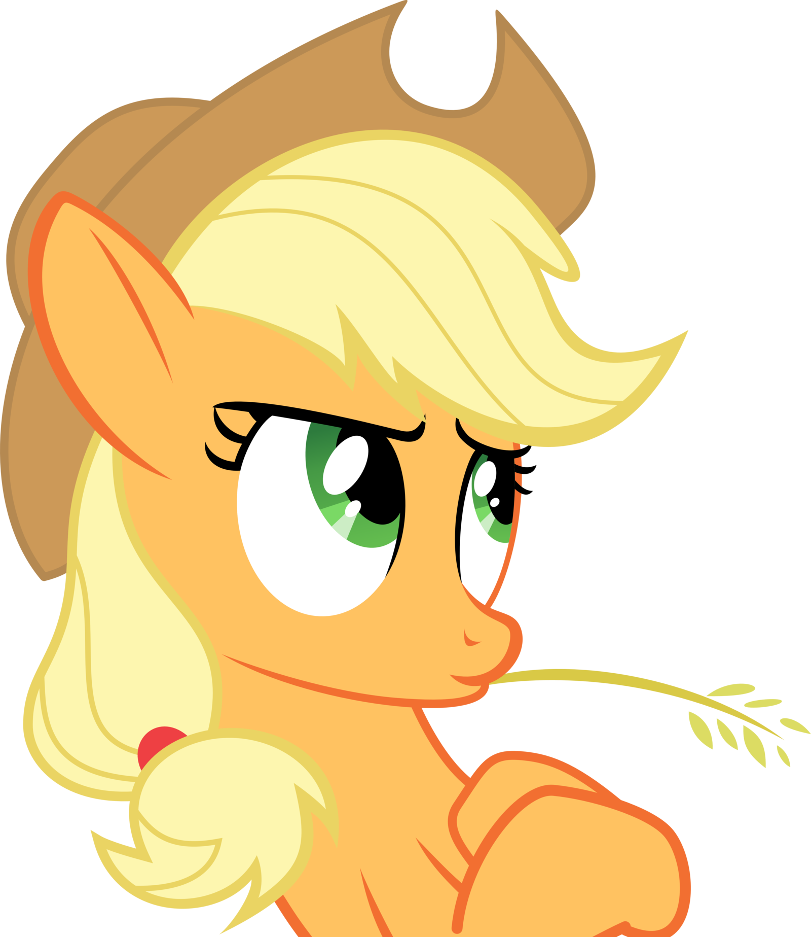 Applejack Y All Hear That By Blindcav - Little Pony Friendship Is Magic (1024x1158), Png Download
