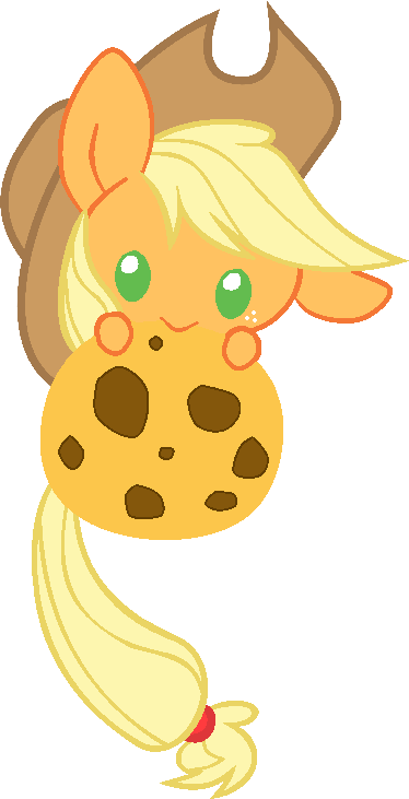 Pinkie Pie Pony Yellow Nose Flower Clip Art Food - Mlp Chibi Applejack (374x731), Png Download