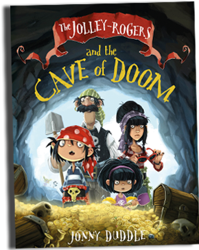 Cave Of Doom Cover V3 - Jolley Rogers Books (428x363), Png Download