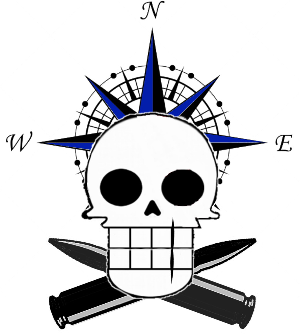 Revised Jolly Roger - Compass Symbol (1280x1280), Png Download