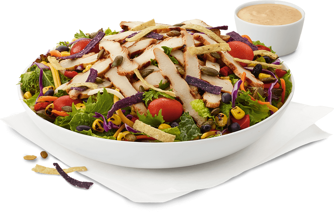 Salads - Spicy Southwest Salad Chick Fil (1070x684), Png Download