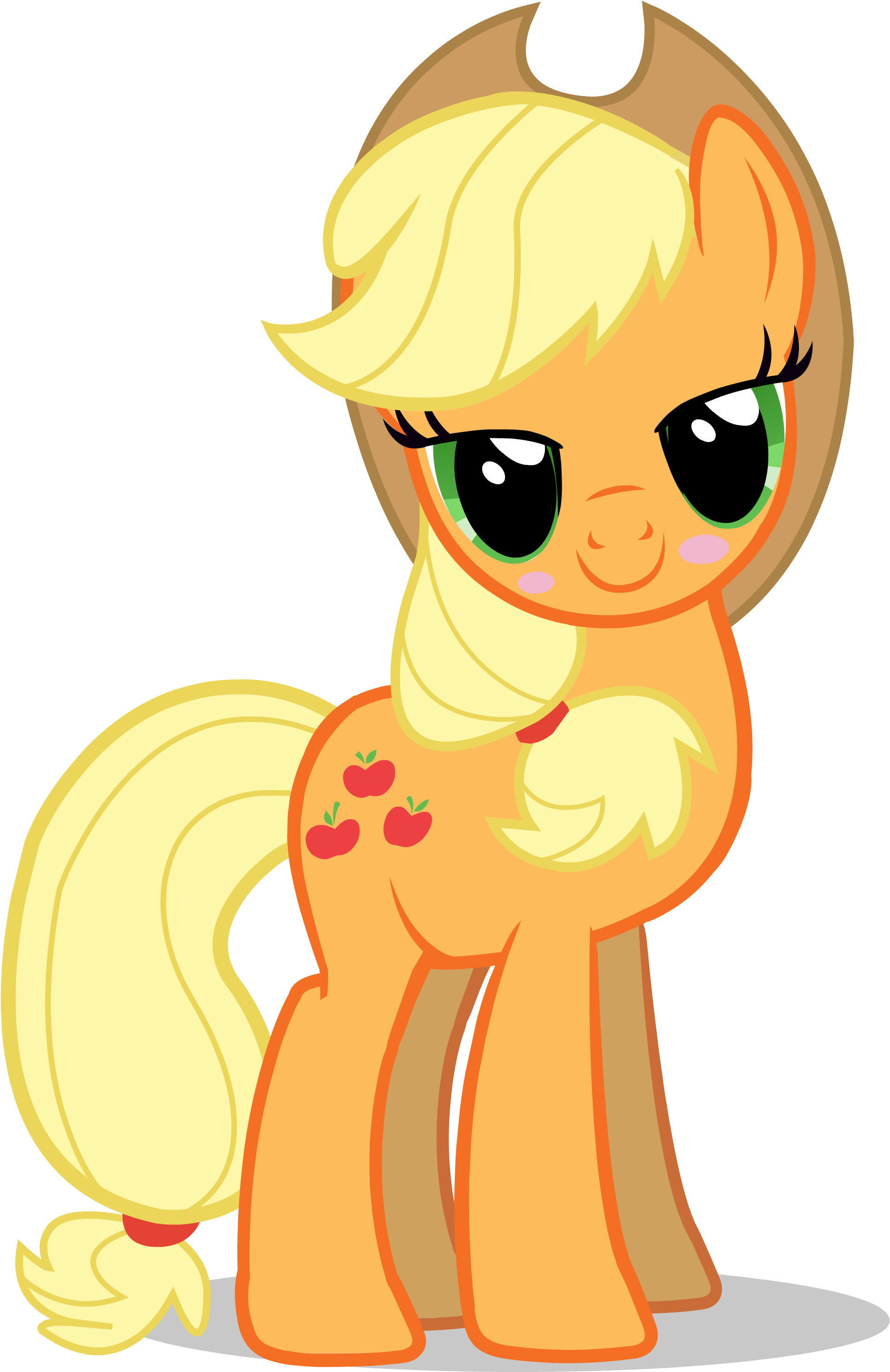 Applejack Drawing Png Freeuse Download - My Little Pony Applejack Png (2090x3023), Png Download