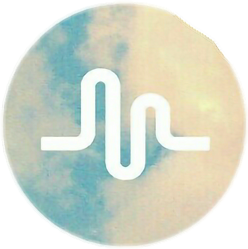 Sky Musically Icons Cute Up Sign Emotions - Circle (498x500), Png Download