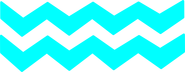 Zig Zag Chevron Clip Art - Blue Zig Zag Line (600x233), Png Download