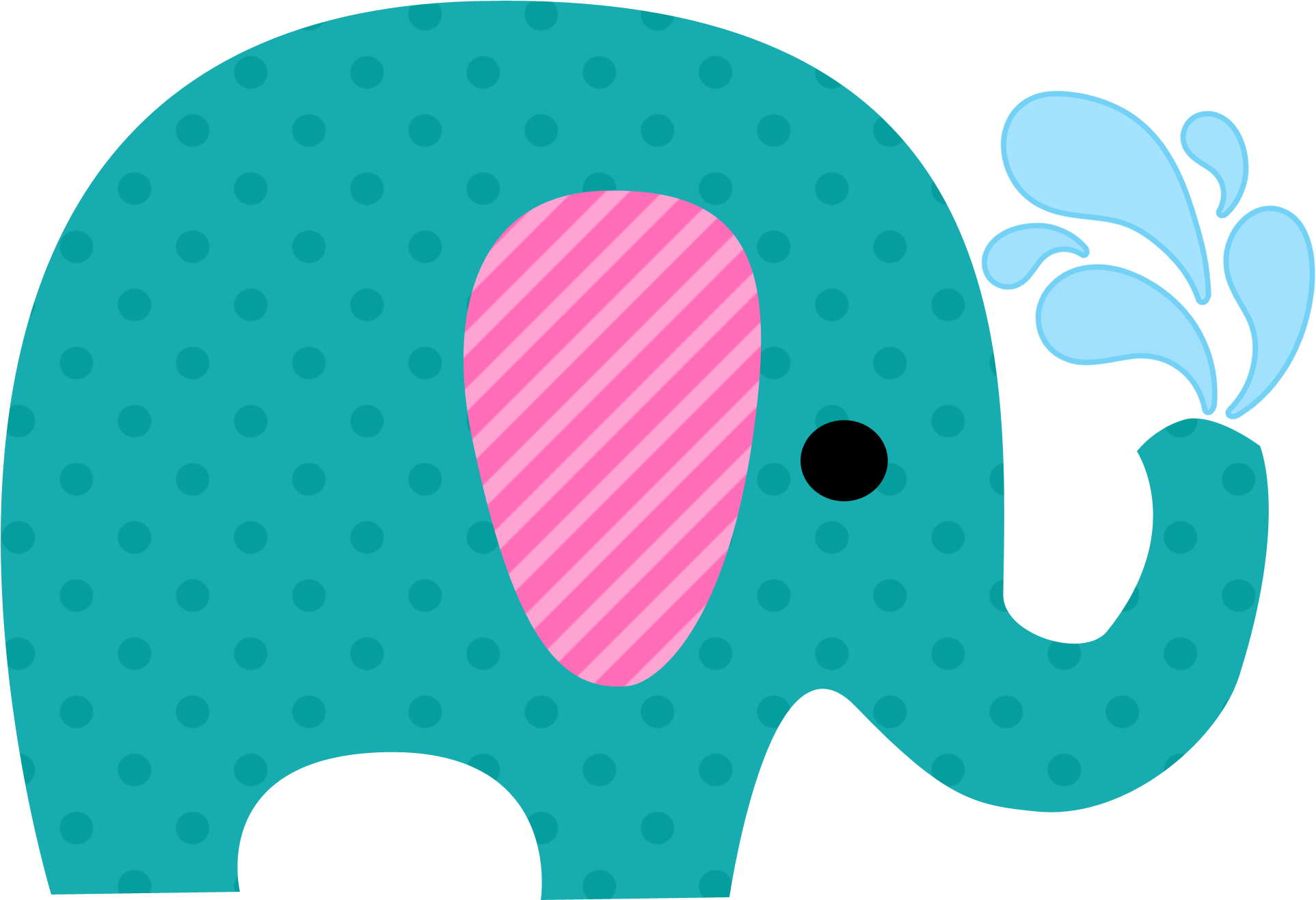Clip Transparent Stock Elefantes Cuteelephants Png - Vector De Elefante Bebe (2700x2100), Png Download