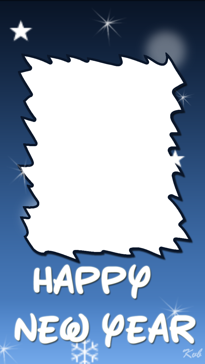 Cool New Year Frame - Poster (720x1280), Png Download