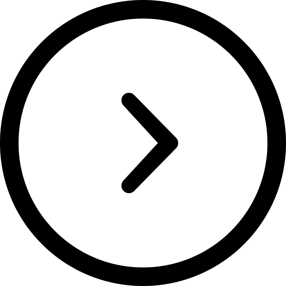 Chevron With Circle Right Comments - Unicode Arrow In Circle (980x980), Png Download