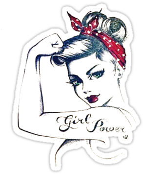 Girl, Power, And Girl Power Image - Girl Power Anne Cha (375x360), Png Download