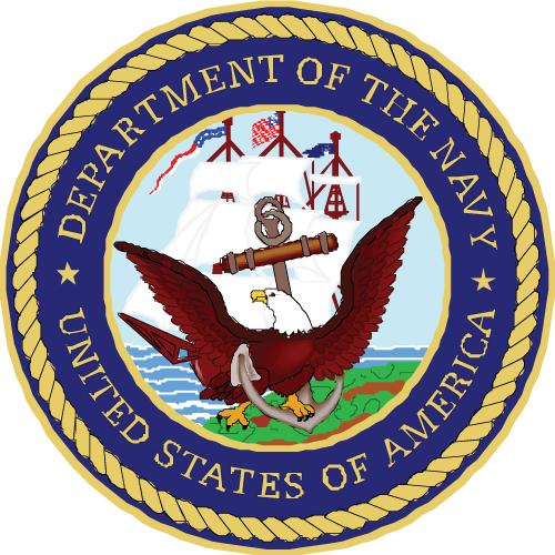 Us Navy Emblem 500,navy - United States Navy (500x500), Png Download