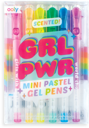 Grl Pwr Scented Mini Pastel Gel Pens - Gel Pen (480x480), Png Download