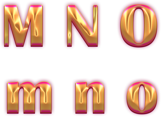 English Alphabet Gold, Gold, Alphabet, Letter Free (640x640), Png Download