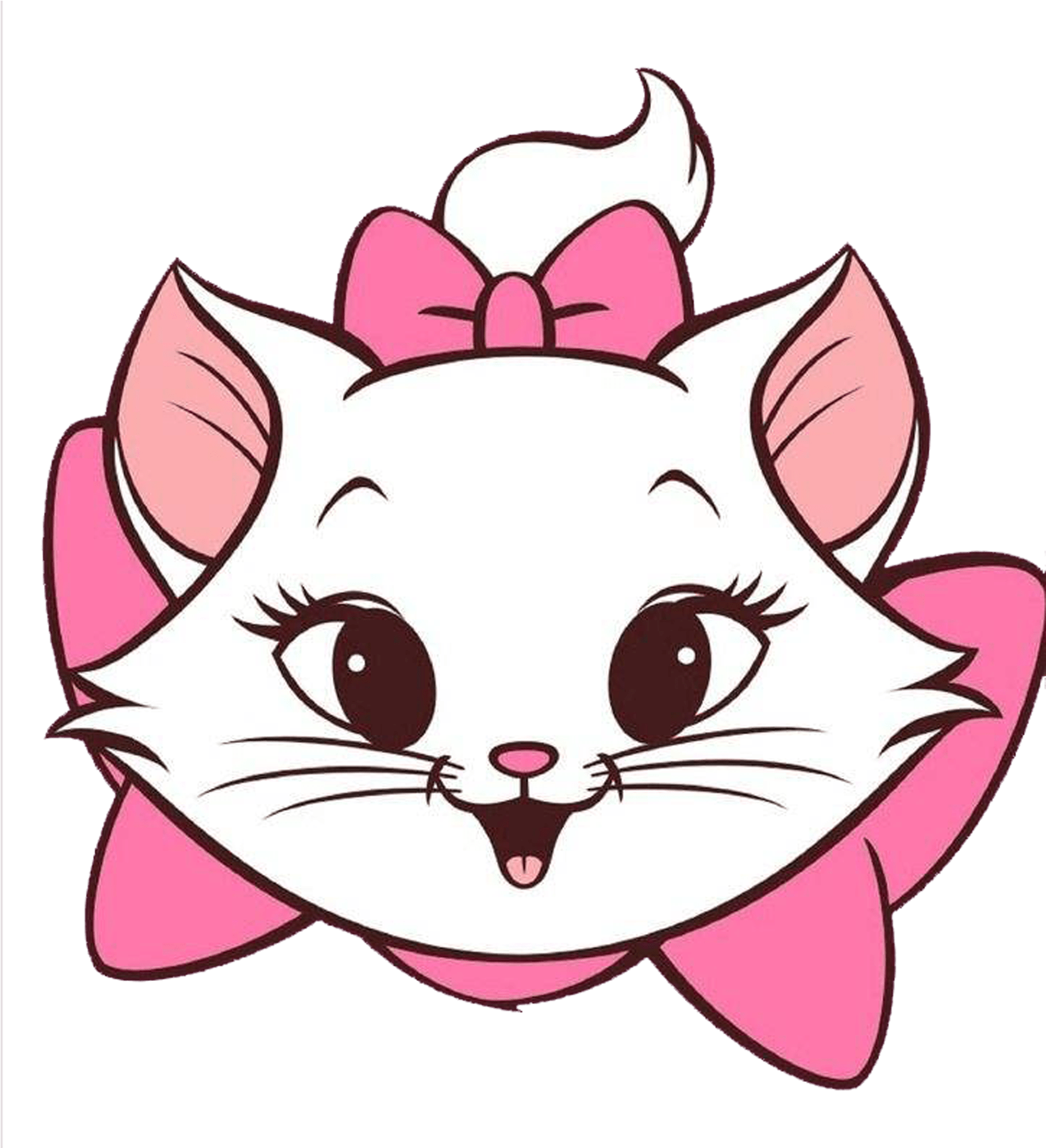Cartoon Clip Art Cute Cat Head 1701 1827 Transprent Cute Cat Head Clipart Full Size Png Download Seekpng