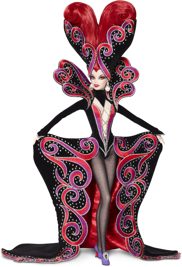 Bob Mackie® Countess Dracula Barbie® Doll Gold Label® - Bob Mackie Barbie (640x950), Png Download
