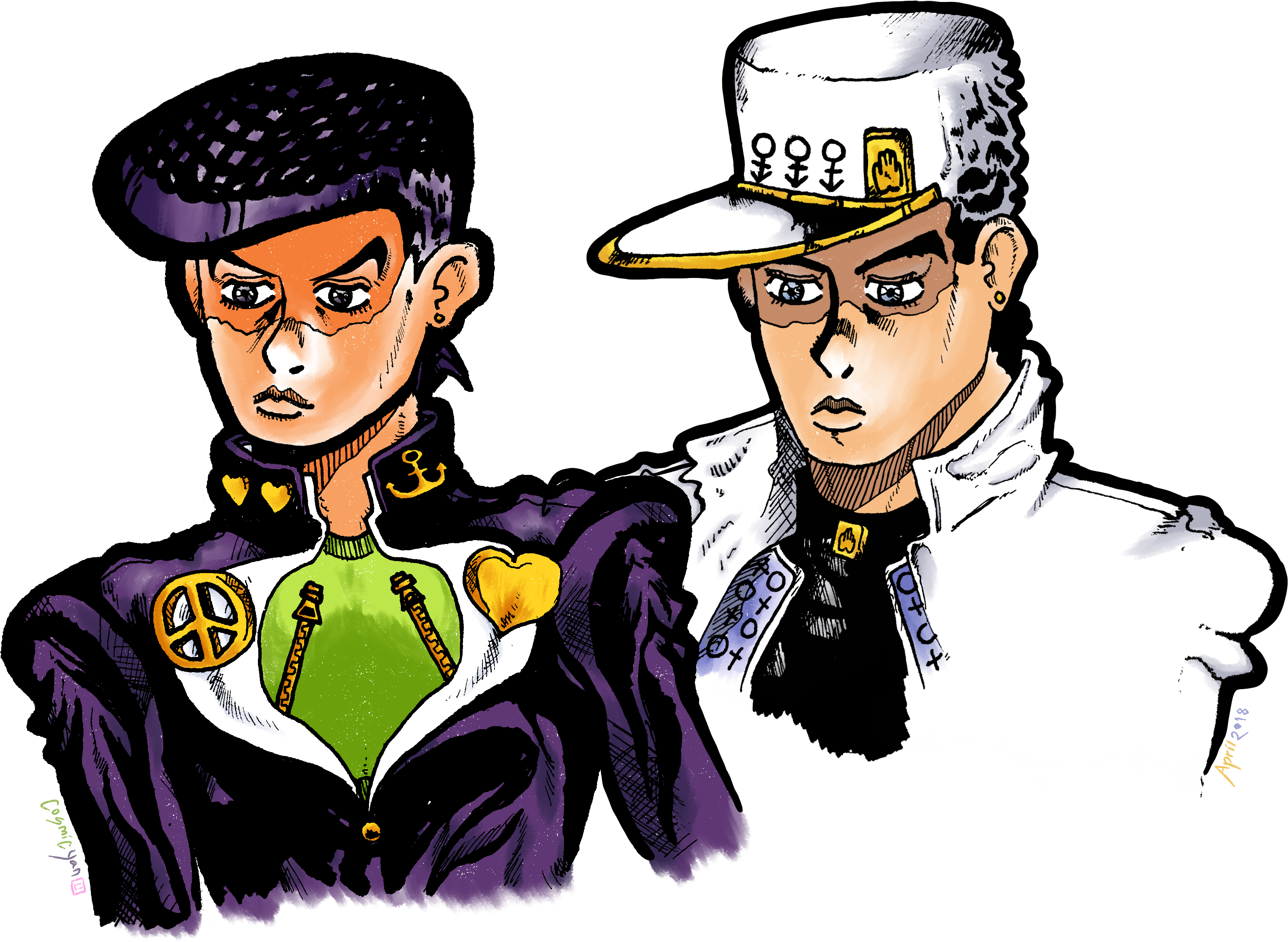 Log In To Report Abuse - Josuke Higashikata (3367x2463), Png Download