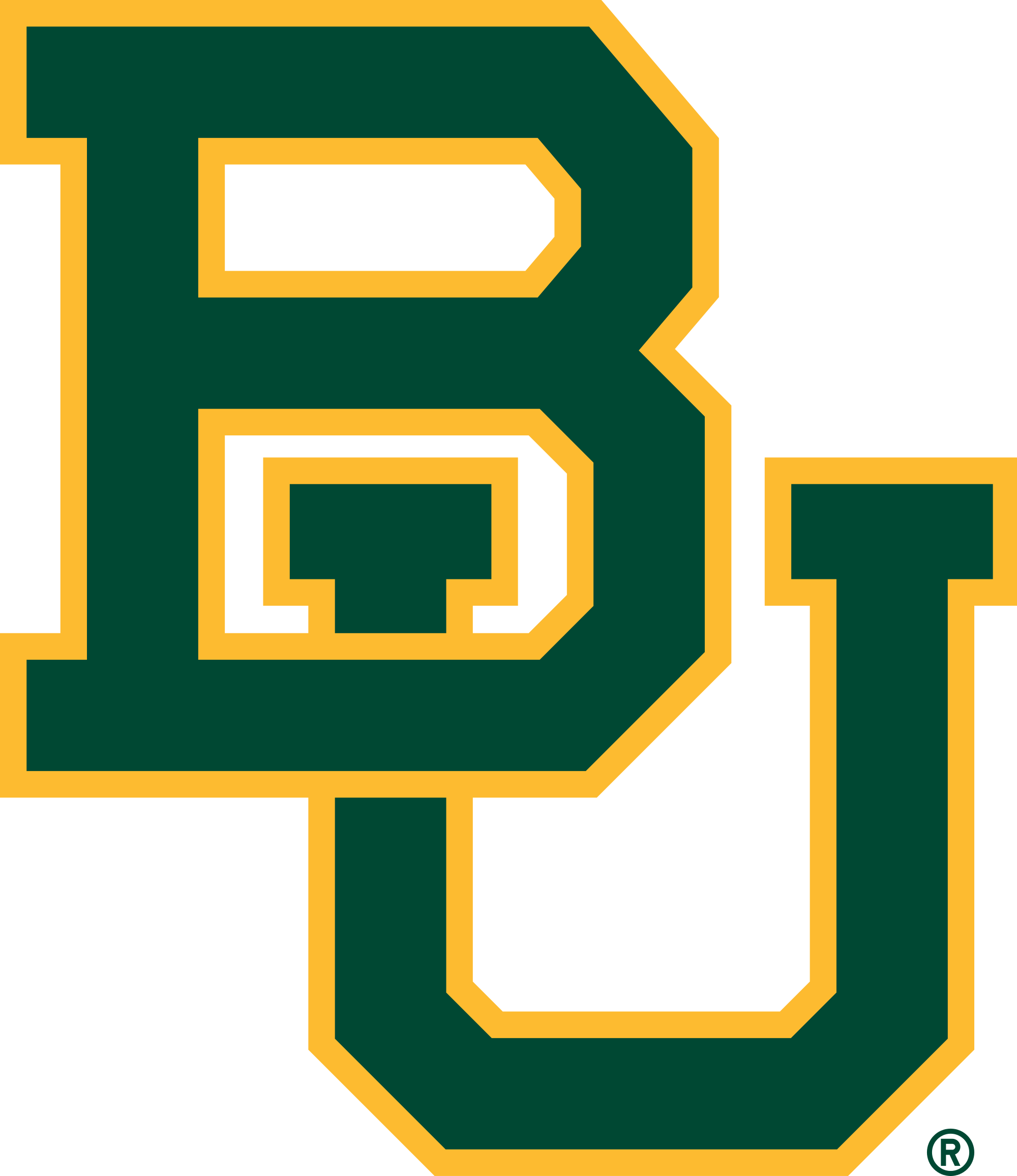 252807 / Alex Paredes - Baylor Bears Logo Svg (2000x2312), Png Download