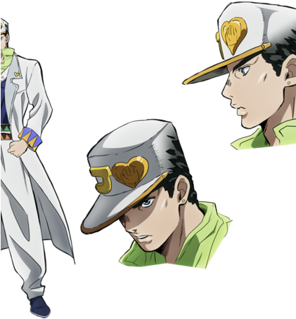Youngadult - Jotaro In Part 4 (420x480), Png Download