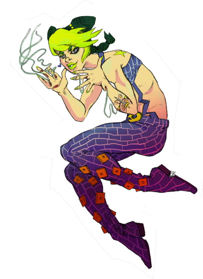 Clipart Resolution 803*994 - Jolyne Jojo's Bizarre Adventure (803x994), Png Download