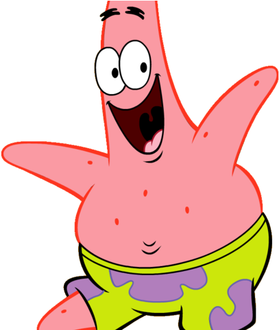 Male - Patrick Star Clip Art (420x480), Png Download