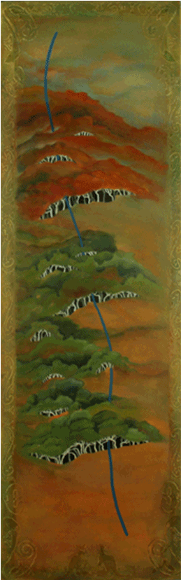 15 - &nbsp - &nbsp - Edges Of The Forest, Cool Fire - Oil Painting (827x827), Png Download