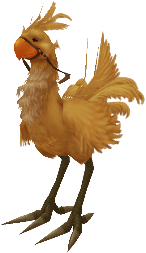 Chocobo Render Ffx - Chocobo Final Fantasy 10 (472x817), Png Download