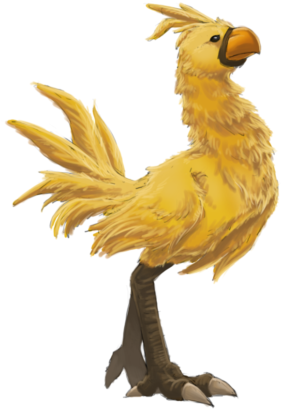 Where Do Chocobos Like To Be Tickled - Kingdom Hearts 3 Chocobo (600x854), Png Download