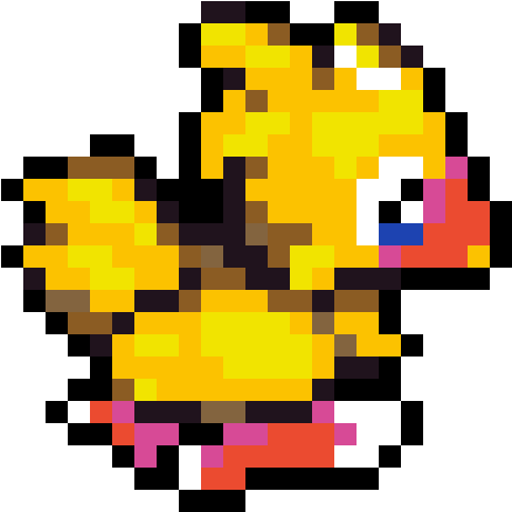 Chocobo Transparent Pixel Transparent Download - Final Fantasy Chocobo Pixel (508x500), Png Download