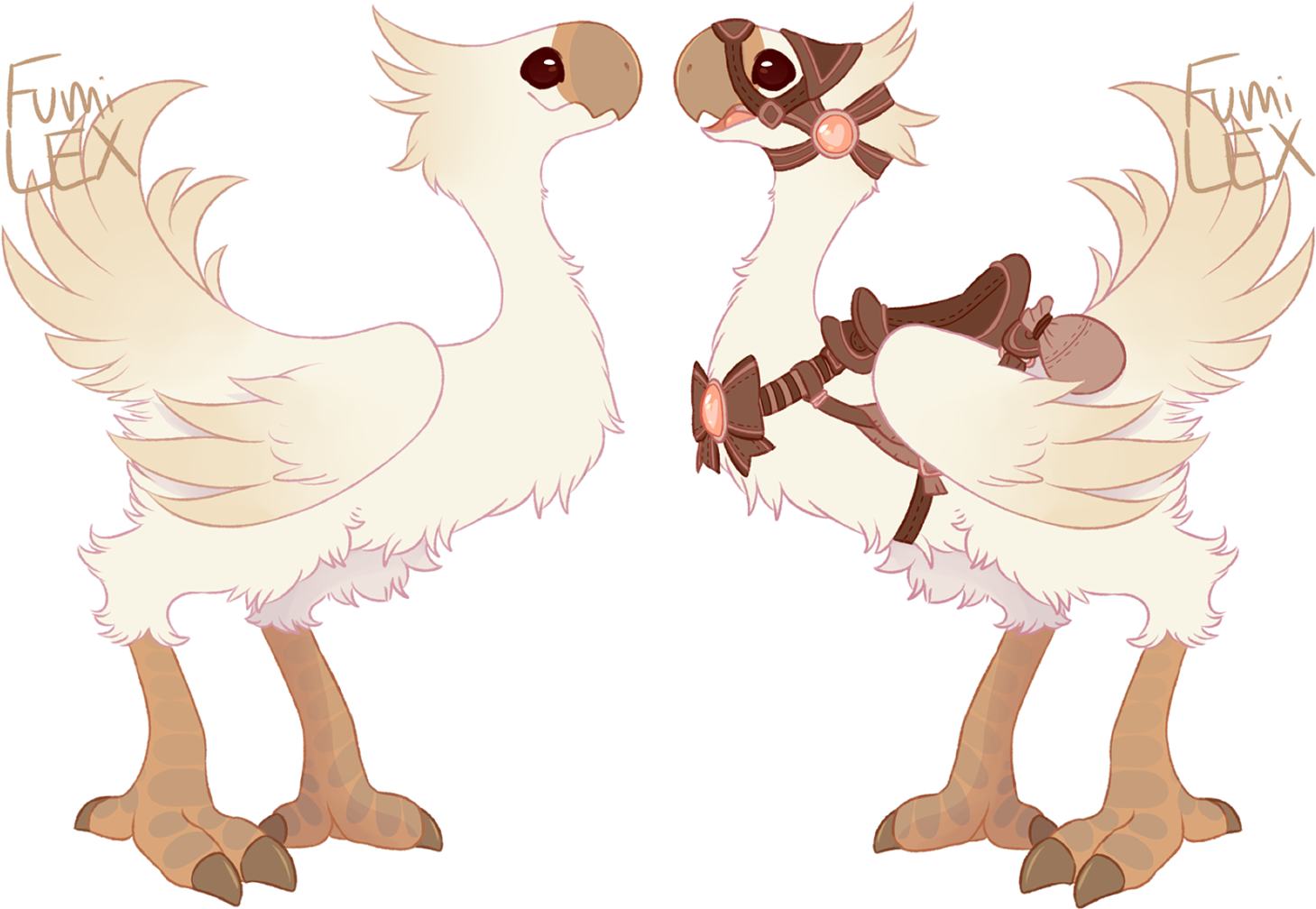 Sugar The Chocobo - Chocobo Oc (1500x1057), Png Download