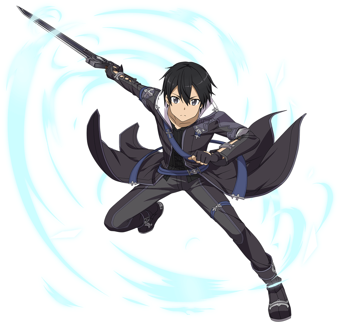 Md The Real Black Swordman - Sword Art Online Hollow Realization Kirito (1500x1500), Png Download