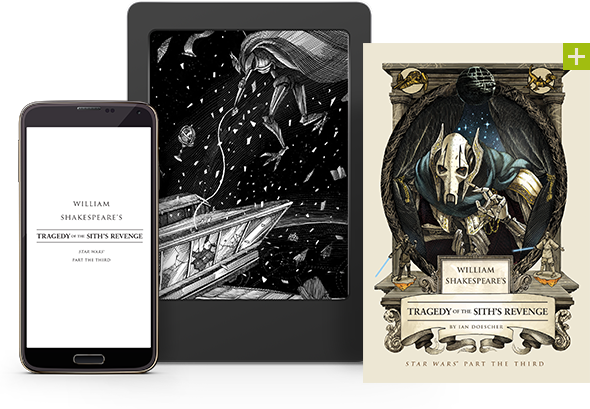 William Shakespeare's Tragedy Of The Sith's Revenge - William Shakespeare's Jedi The Last (590x409), Png Download