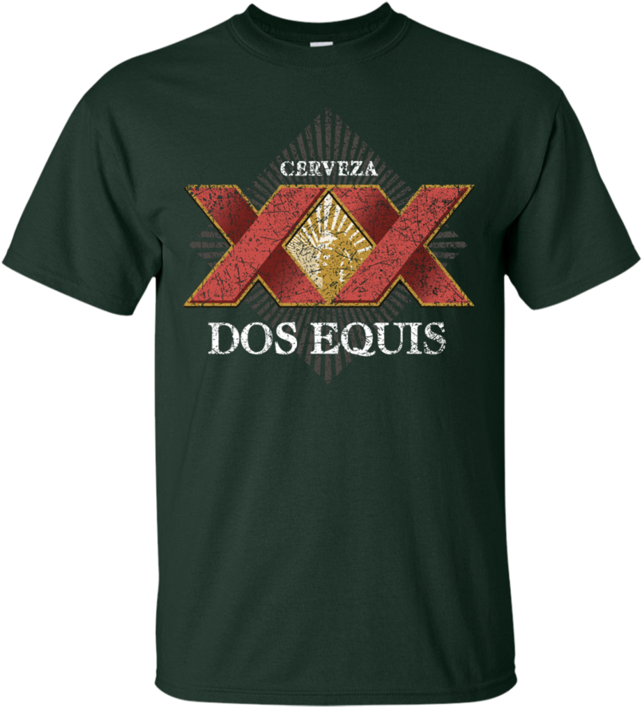 Dos Equis Xx Lager Beer Brand Logo Label T-shirt - Shirt (1024x1024), Png Download