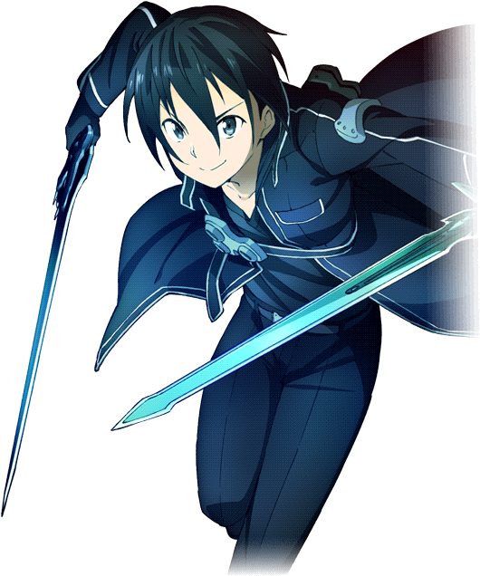 Awakened Portrait Kirito - Kirito (608x720), Png Download