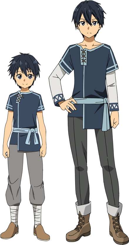 Kazuto Kirigaya/kirito - Sao ソード アート オンライン アリシ ゼーション (350x454), Png Download