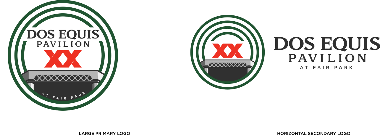 Dos Equis Beer Garden - Emblem (1285x456), Png Download