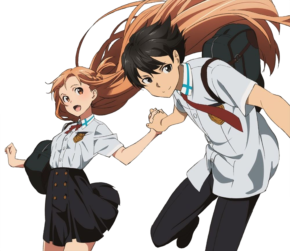 Asuna E Kirito Png - Eir Aoi Niji No Oto (1000x865), Png Download