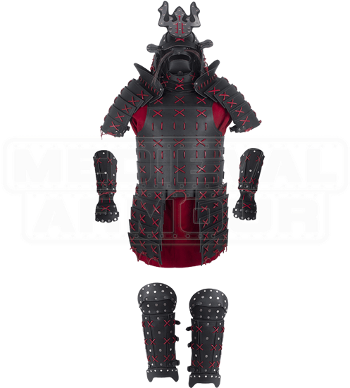 Leather Samurai Full Armour Set - Samurai Armor Leather (550x550), Png Download