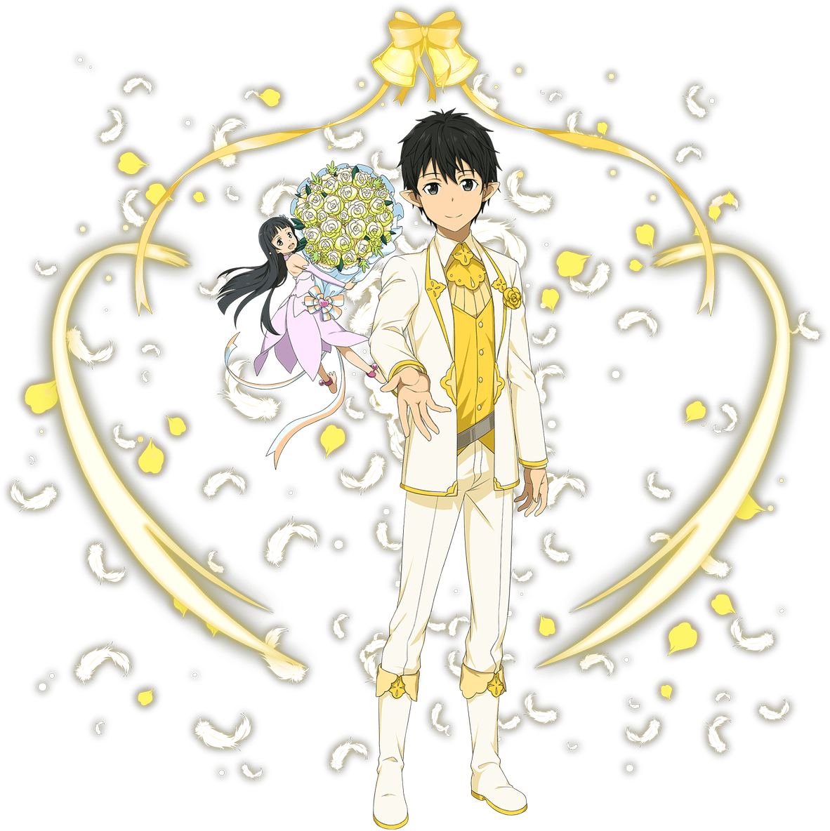 Kirito Sword Art Online Memory Defrag Character (1200x1200), Png Download