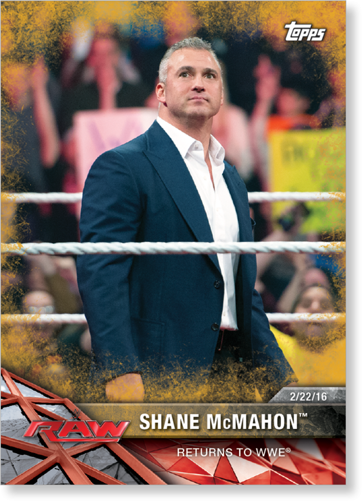 Shane Mcmahon 2017 Wwe Road To Wrestlemania Base Cards - Shane Mcmahon (2000x2000), Png Download