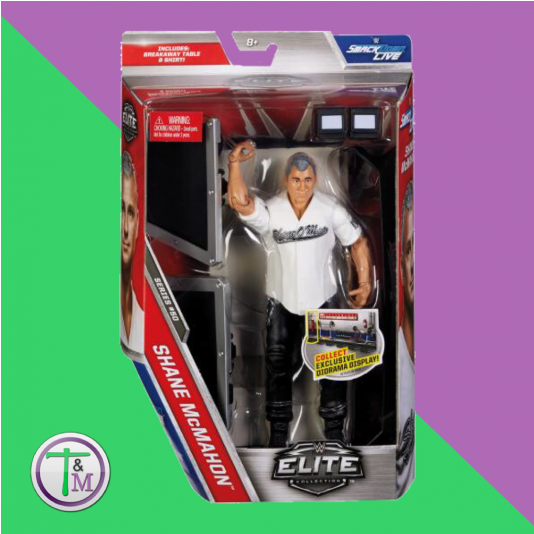 Wwe Elite 50 Figure Shane Mcmahon Wwe Elite Series - Wwe Elite Collection Shane Mcmahon Figure (533x800), Png Download
