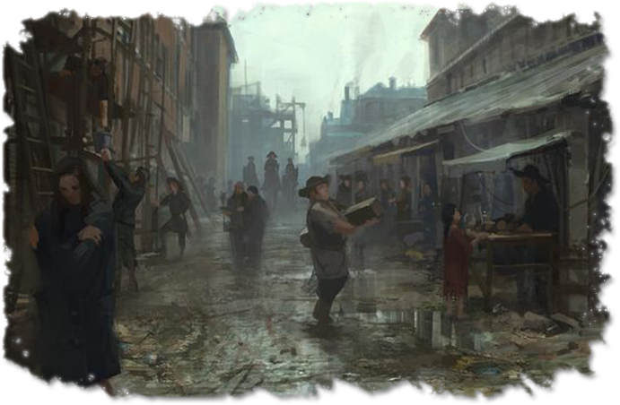 S07 - Concept Art Slum Area (720x480), Png Download