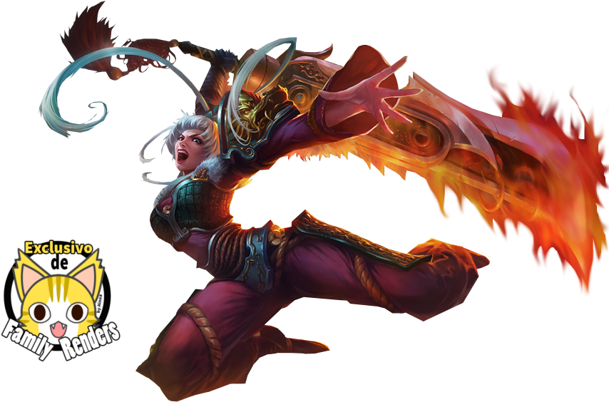 Holaaaa @dj-xigu Queria Pedir Una Signature, Como La - Dragonblade Riven Png (891x648), Png Download