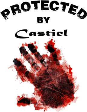 For Castiel Fans - Bloody Handprint (400x400), Png Download