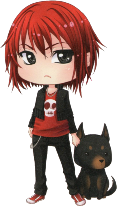 Chibi Castiel Con Demonio - My Candy Love Render (438x750), Png Download