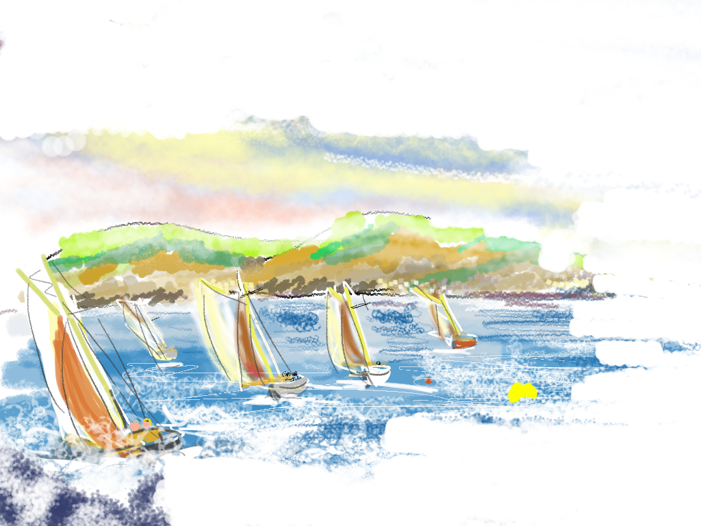 South - Dinghy Sailing (1024x768), Png Download