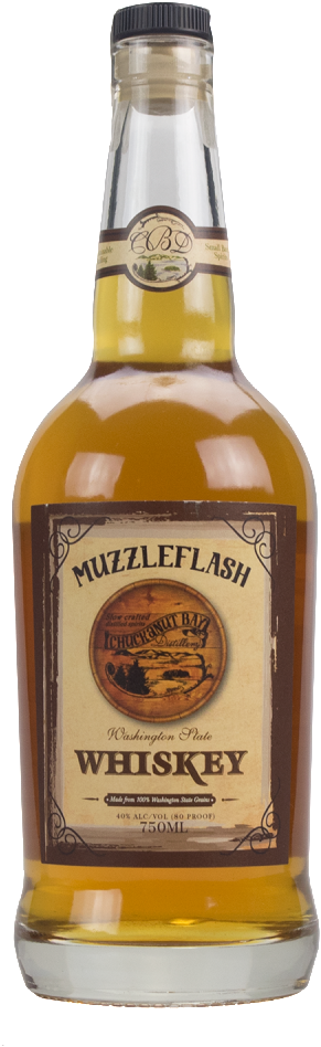 Muzzleflash Whiskey - Chuckanut Bay Bourbon (1000x1000), Png Download