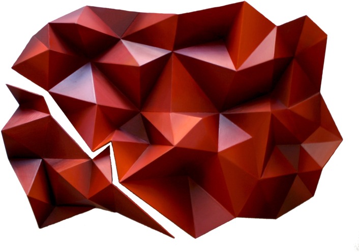 Broken Heart Gabriela Bravo Clavello Painting Oil On - Art (750x539), Png Download