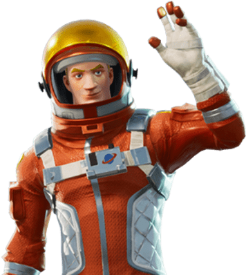 Fortnite Astronaut - Fortnite Orange Astronaut Skin (400x400), Png Download