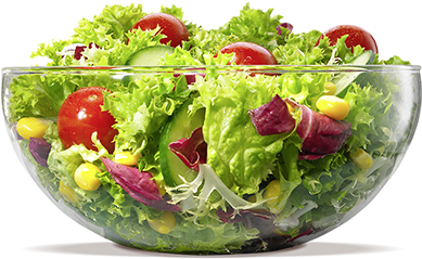 Salad Png Image - Ensaladas Del Burger King (500x540), Png Download