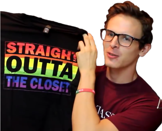 Straight Out Of The Closet By - Deviantart (559x546), Png Download